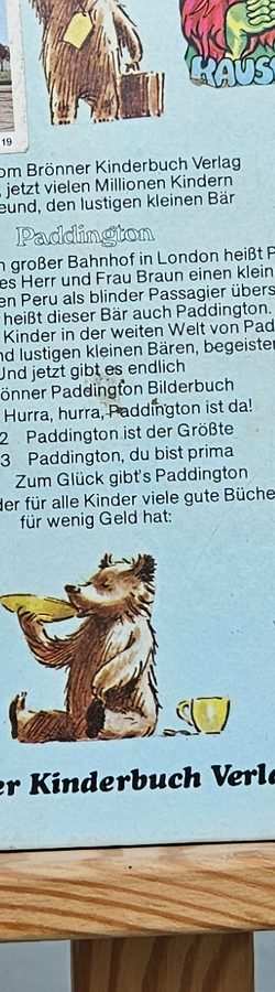 Hurra, hurra Paddington ist da! Rückseite