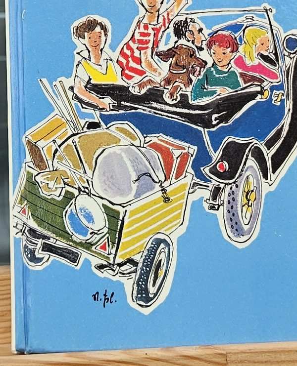 5 Freunde im Zeltlager Vorderseite