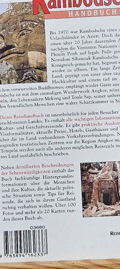 Kambodscha Handbuch Rückseite
