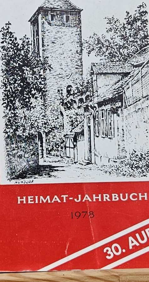 Zwischen Vogelsberg und Spessart – Heimat-Jahrbuch 1978 Vorderseite